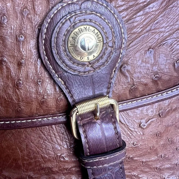 Carryland USA Faux Croc Satchel Purse Vintage - Picture 10 of 15